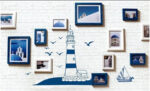 Lighthouse, Boat Wall Decal, Nautical Stickers, Ocean, Seaside, Seashore, Living Room, - Image 6