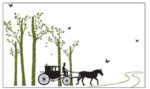 Wall Sticker AY- 815 Syga Horse Riding Natural Wall Stickers
