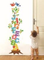 Decals Design 'Educational Alphabets Tree with Height Chart' Wall Sticker size 50x70 xy8096 - Image 3