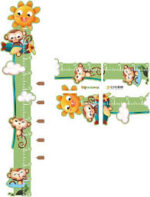 HM74011 Height Chart for Kids, Kids Height Growth Chart, Baby Growth Chart, Ruler Wall Decor for Kids, Baby Height Growth Chart Wall, for Bedroom Nursery - Image 6
