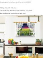 SK9020D 3D Wall Sticker Beautiful Flower Sea Wall Stickers Sunset View Vinyl Decals for Family Rooms - Image 6