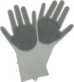 Magic Silicone Dishwashing Gloves,Reusable Silicone Kitchen Cleaning Gloves - Image 3