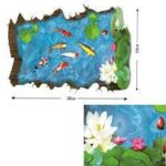 Ready Wall Stiker 60X90 Xh9219 Fish Lotus Pool Walstiker Wallsticker -Berkualitas - Image 9