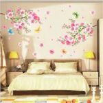 3D Pink CHERRY BLOSSOM WALL Sticker Art Home Decor Graphic Flowers Petals Tree size 50x70 am7056 - Image 4
