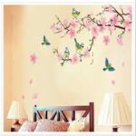 Wall Sticker Artist House Decoration Graphic Flower Petal Tree Xh917 - Image 2