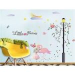SK9352 Little Princess Flamingo WALLSTICKER STIKER DINDING UK 60X90 - Image 4