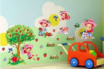 Pin by Carol Liebst on Strawberry shortcake nursery | Girl nursery room, Bedroom themes, Home decor decals - Image 4