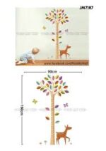 JM7187 High quality cute wall stickers tree kids height measure sticker for baby room/nursery 60*90 cm - Image 12