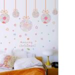 The new environmentally friendly PVC removable glass Christmas ball lob window dressing mall restaurant sticker SK9071 - Image 10