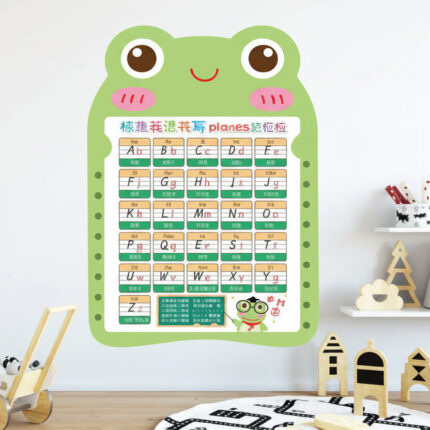 WALLSTICKER STIKER DINDING BELAJAR VOCAL MANDARIN PERKALIAN PEMBAGIAN size 50x70 sk6105