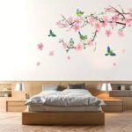 Wall Sticker Artist House Decoration Graphic Flower Petal Tree Xh917 - Image 6