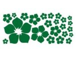 Ay001a  ZHYHGO room decoration wall sticker multicolor five-leaf small flower home kitchen sticker vinyl home decoration art detachable - Image 2