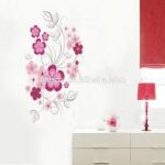 Removable Vinyl Wall Stickers Flowers Living Room TV/Sofa Background Home Decoration Wall Decals 60*90cm JM7151 - Image 17