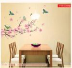 Wall Sticker Artist House Decoration Graphic Flower Petal Tree Xh917 - Image 4