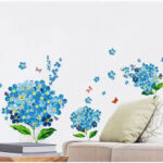 All Decorative Wall Paper Floral Wallpaper Wall Sticker for Home Décor, Living Room, Bedroom, Hall, Kids Room, Play Room(Self Adhesive Vinyl,Water Proof size 50x70 xy8080 - Image 2
