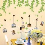 BEST OF BEST Leaves Bird Photo Frame Wall Sticker Home Decal Removable PVC Murals Wallpaper Girls Boys Kids Baby Nursery Bedroom Living Room Bathroom Kitchen Window Playroom Decor zize 60x90 xl8331 - Image 3