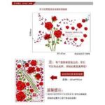 Decal wallpaper red rose sk9195 - Image 5