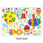 Wall sticker Eggs and Rabbit XLs7198 size (70x50) Stiker Dinding - Image 4