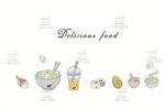 Kitchen Delicious Food Oil Proof Sticker High Temperature Cooktop Tile Wall Decoration Sticker size 60x90 nc036 - Image 4