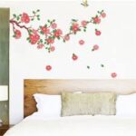 UberLyfe Shades of Pink Falling Flowers Wall Sticker Size 50x70  dlx511 - Image 3