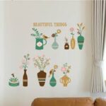 JM7311 Vase Wall Stickers Creative Diy Home Decoration Wall Stickers - Image 4