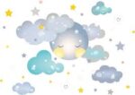 Wall sticker Sleepy moon boy size 60x90 nc024 - Image 3