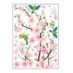 Wall Sticker Artist House Decoration Graphic Flower Petal Tree Xh917 - Image 3