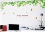 ABQ9701 Green Leaves and Butterfly stickers for walls of home, wall sticker for living room, wall stickers - Image 3