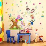 Music Hippopotamus XL8216 (90x60) - Wall Sticker / Wall Sticker - Image 3