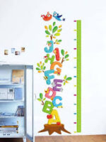 Decals Design 'Educational Alphabets Tree with Height Chart' Wall Sticker size 50x70 xy8096 - Image 2