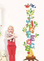 Decals Design 'Educational Alphabets Tree with Height Chart' Wall Sticker size 50x70 xy8096 - Image 5