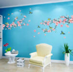 Wall Sticker Artist House Decoration Graphic Flower Petal Tree Xh917 - Image 8