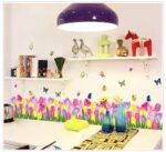 COLORFUL TULIP  WALL STICKER ay7188 - Image 2