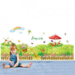 JIAPAI Mushroom Wall Stickers for Kids size 60x90 ay9072 - Image 2