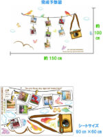 Solimo Wall Sticker for Living Room (Travel Photo Gallery, Ideal Size on Wall, 180 cm X 100 cm), PVC Vinyl - Image 3