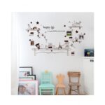 sk9031 Just For You Cartoon Desk Photo Frame Kids Bedroom Wall Sticker Cute Bear And Stars DIY Quote Happy Life Art Decal - Image 3