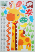 Decorative baby giraffe growth chart size 60x90 mj8025 - Image 3