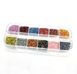 Nail Rhinestones 3D Crystal AB Clear Nail Stones Gems Pearl DIY Nail Art Decorations d10 - Image 2