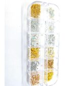 Nail Rhinestones 3D Crystal AB Clear Nail Stones Gems Pearl DIY Nail Art Decorations d15 - Image 2