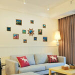 Ocean Fish Wall Stickers Underwater World Picture Frame Wallpaper For Kid's Living Room Bedroom Cartoon Home Decor Wall Mural
