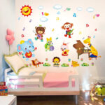 Cartoon Stickers Children Room Wall Sticker Abc1015 - Image 2