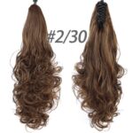 2 in 1 Curly Claw Ponytail Clip in Hair Extensions Hairpiece Pony Tail Synthetic Hair Accessories - Image 4