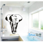 wall sticker, large elephant design  size 60x90 nc020