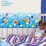 Doraemon Wall Sticker, border design size 50x70 ay7182