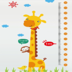Decorative baby giraffe growth chart size 60x90 mj8025 - Image 2