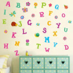 Ampire 150 cm Wall Stickers Colourful Alphabets for Kids Room Decor Self Adhesive Sticker  (Pack of 1) - Image 3
