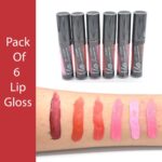 Pack of 6 Pcs Imported Liquid Matte lipstick Lip Gloss Lipgloss