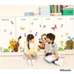 Animal Concert Cartoon Vinyl Home Dcor Wall Sticker ay9246 - Image 3