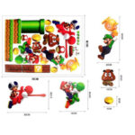 Mario Bros - Removable Vinyl Wall Stickers Decoration Decal Mural Room Family Art size 60x90  dms4560001 - Image 3