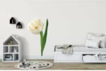 Flowers Wall Sticker (PVC Vinyl, 70 cm x 50 cm) Self Adhesive Sticker - Image 3